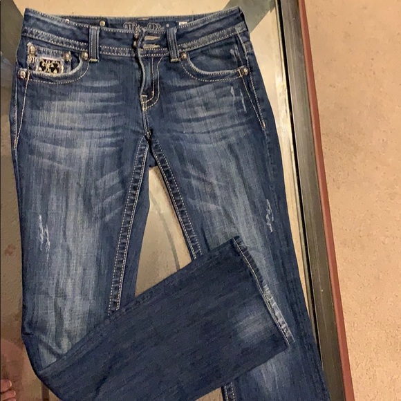 Rhinestone Miss Me Jeans Size 28 Fabulous! - Picture 5 of 8